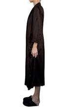 Load image into Gallery viewer, Jaga Rosie Cocktail Length Coat in Chocolate Rayon
