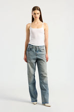 Load image into Gallery viewer, Verona Spaghetti Strap Tank in White