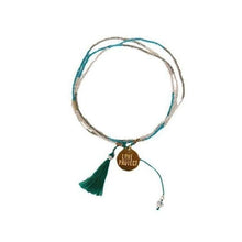 Load image into Gallery viewer, Love Is Project - Bali UNITY Beaded Wrap/Necklace - Green