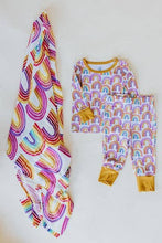 Load image into Gallery viewer, Wings Hawaii - Keiki Pajamas - Rainbows: 2T