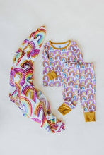 Load image into Gallery viewer, Wings Hawaii - Keiki Pajamas - Rainbows: 2T