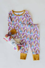 Load image into Gallery viewer, Wings Hawaii - Keiki Pajamas - Rainbows: 2T