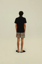 Load image into Gallery viewer, Black Polo Terry Shirt