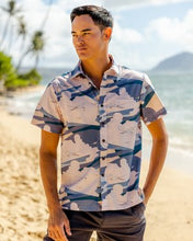 Load image into Gallery viewer, Soaring Koa’e Kea Relaxed Aloha Shirt