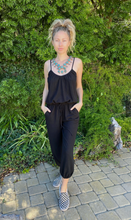 Load image into Gallery viewer, Tysa Claudette Jumpsuit in Linen Oskar’s Boutique Rompers