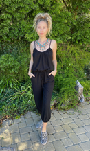 Load image into Gallery viewer, Tysa Claudette Jumpsuit in Linen Oskar’s Boutique Rompers
