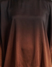 Load image into Gallery viewer, Avant Toi Degraded 3/4 Sleeve Silk Blouse Oskar’s Boutique Women’s Tops