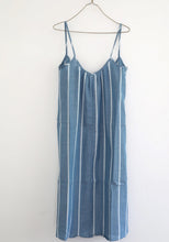 Load image into Gallery viewer, Ine Slip Dress in Sea Stripe