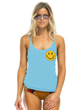 Load image into Gallery viewer, Smiley Tank in Sky Blue
