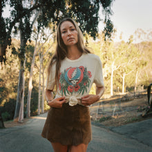 Load image into Gallery viewer, Marcia Suede Petal Skirt in Peanut