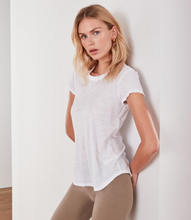 Load image into Gallery viewer, James Perse Sheer Slub Crew Neck Tee Oskar’s Boutique Women's Tops