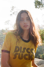 Load image into Gallery viewer, Disco Sucks / Rock n Roll Forever Ringer Tee