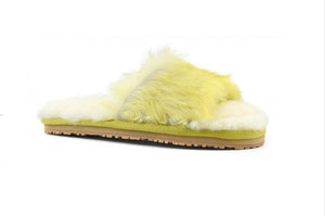 Mou Long Hair Pony Fur Slide Slipper Oskar’s Boutique Shoes