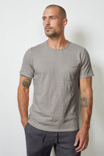 Load image into Gallery viewer, Velvet Men's by Graham & Spencer Chad Pocket Crew Neck Top Oskar’s Boutique Men's Tops