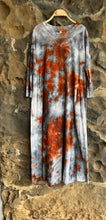 Load image into Gallery viewer, Maria Long Sleeve Dress in Steel Planet