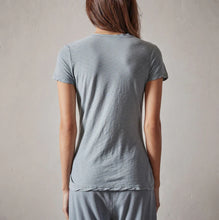 Load image into Gallery viewer, Casual T w/ Reverse Binding Tee in Ocean Mist
