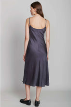 Load image into Gallery viewer, Bias Midi - Long Slip in Charcoal