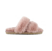 Load image into Gallery viewer, Mou 2 Stripes Sheepskin Slipper in Rose Oskar’s Boutique Shoes