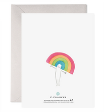 Load image into Gallery viewer, Rainbow Head Card