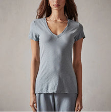 Load image into Gallery viewer, Casual T w/ Reverse Binding Tee in Ocean Mist