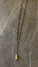 Load image into Gallery viewer, #361 Morganite Rosary Chain Necklace and Matching Earrings
