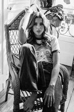 Load image into Gallery viewer, The Girl with the Kaleidoscope Eyes Ringer Tee