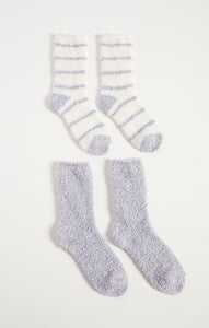 2 pack Plush Stripe Socks