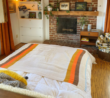 Load image into Gallery viewer, Sundream - 70s - SUSTAINABLE RECYCLED THROW BLANKET
