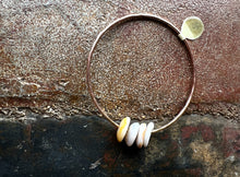 Load image into Gallery viewer, JH4 14k Gold Filled Bangle with Shell
