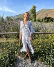 Load image into Gallery viewer, Midsummer Kaftan Dress in Côte D’Azur
