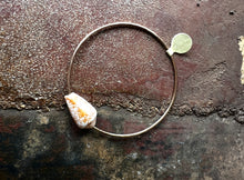 Load image into Gallery viewer, JH4 14k Gold Filled Bangle with Shell
