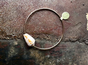 JH4 14k Gold Filled Bangle with Shell