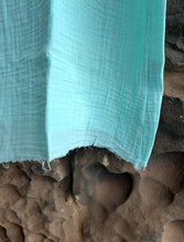 Load image into Gallery viewer, Cotton Cami Tie Back Dress in Aqua

