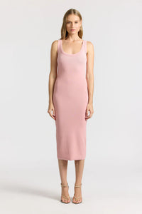 Verona Midi Dress in Blush