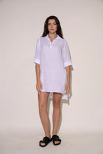 Load image into Gallery viewer, Alma Dress in White Linen
