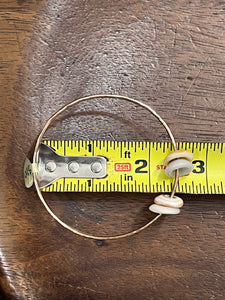 JH4 14k Gold Filled Bangle with Shell