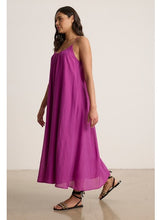 Load image into Gallery viewer, Avery Long Cami Dress in Grapes
