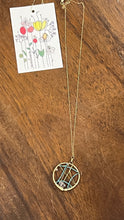 Load image into Gallery viewer, Dream Catcher Necklace with Turquoise &amp; Herkimer Diamond
