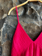 Load image into Gallery viewer, Joni Cotton Gauze Dress in Stem Red
