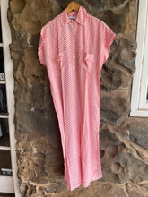 Load image into Gallery viewer, Drift Shirt Dress in Guava Fish Print

