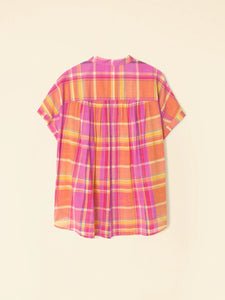 Paxton Shirt in Coral Blaze