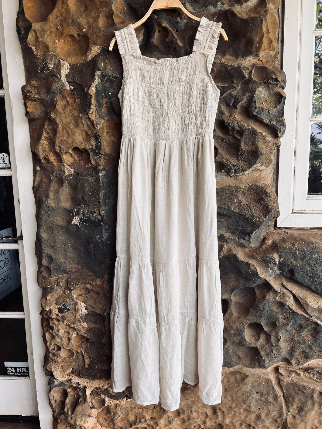 Belle Dress in Sand