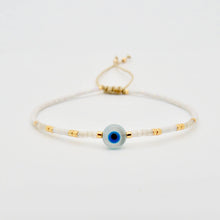 Load image into Gallery viewer, Evil Eye Dainty Bracelet: Evil Eye Bracelet
