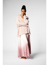 Load image into Gallery viewer, Hand Painted Cashmere and Silk Pullover in English Rose
