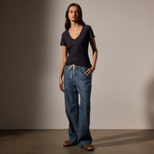 Load image into Gallery viewer, Casual T w/ Reverse Binding Tee Deep
