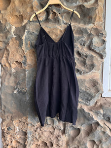 Joni Cotton Gauze Dress in Black