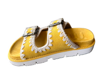 Load image into Gallery viewer, Bio Sandal Two Buckles in Curcumin
