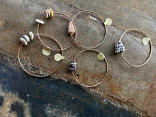 Load image into Gallery viewer, JH4 14k Gold Filled Bangle with Shell
