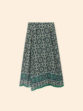 Load image into Gallery viewer, Yana Skirt in Navy Tile
