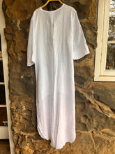 Load image into Gallery viewer, Jaga Anne Dress in White Linen
